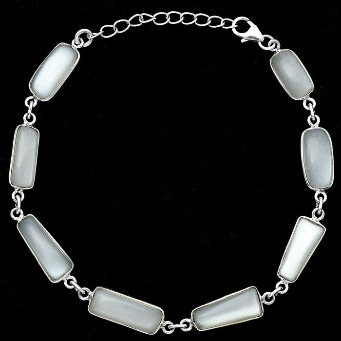 Srilankan Moonstone Bracelet SDB4558 B-1001, 6x15 mm