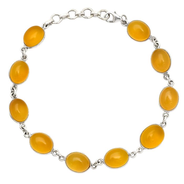 Yellow Onyx Bracelet SDB4892 B-1001, 9x11 mm
