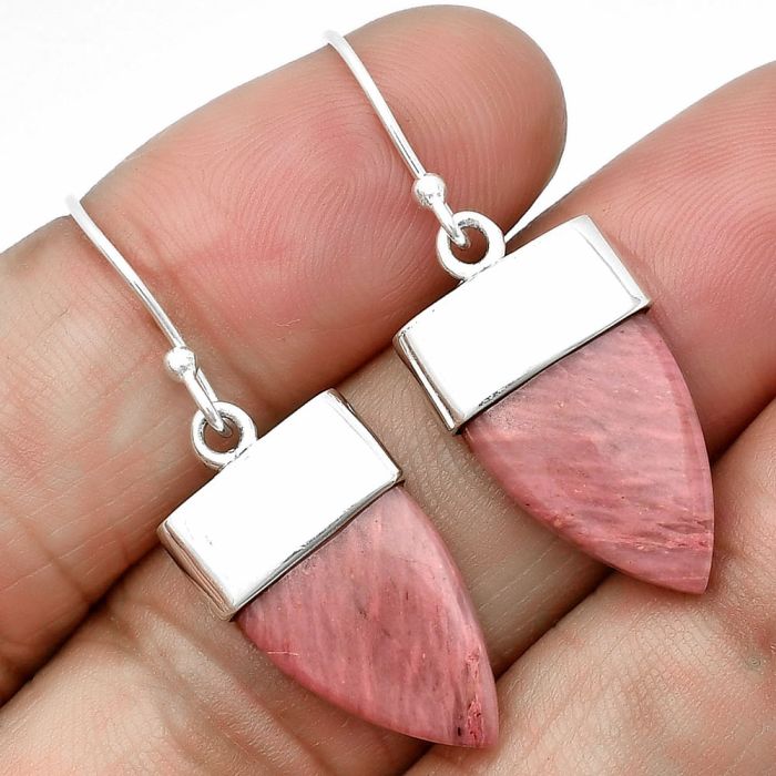 Pink Tulip Quartz Earrings SDE75420 E-1239, 12x16 mm