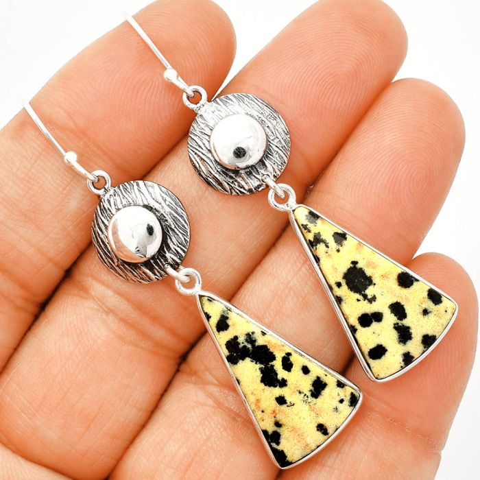Dalmatian Earrings SDE84325 E-1077, 14x24 mm