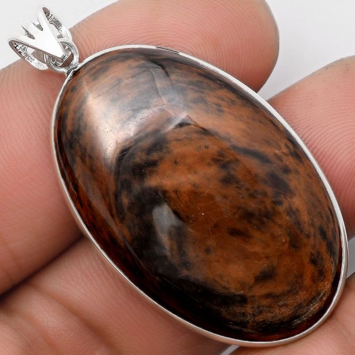 Natural Hypersthene - Canada Pendant SDP105693 P-1001, 24x38 mm