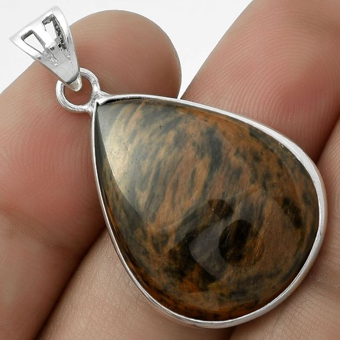 Natural Hypersthene - Canada Pendant SDP119189 P-1001, 19x26 mm