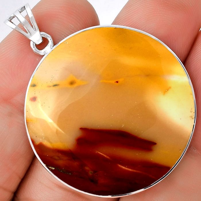 Natural Red Mookaite Pendant SDP128566 P-1001, 31x31 mm