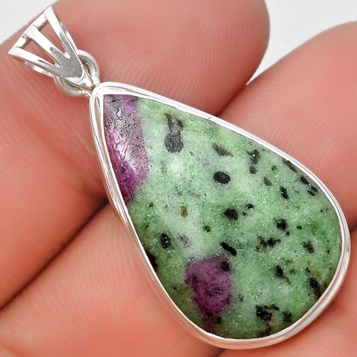 Natural Ruby Zoisite - Africa Pendant SDP129699 P-1050, 17x27 mm