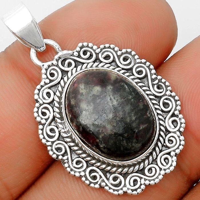 Natural Russian Eudialyte Pendant SDP135266 P-1214, 12x16 mm