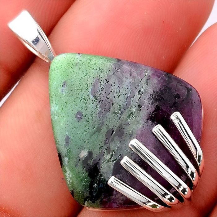 Natural Ruby Zoisite - Africa Pendant SDP70763 P-1559, 23x26 mm