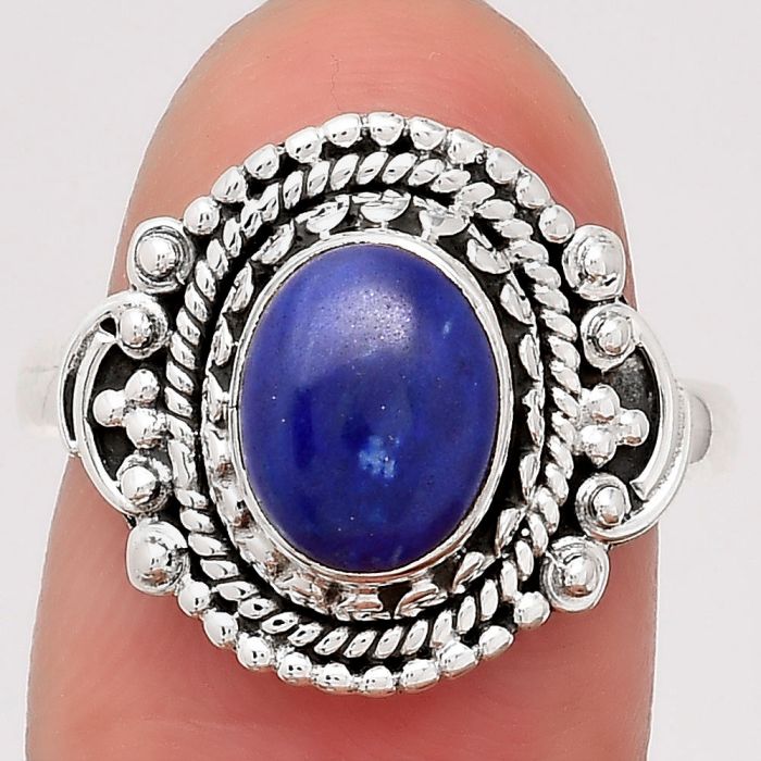 Natural Lapis - Afghanistan Ring size-8 SDR111837 R-1416, 7x9 mm