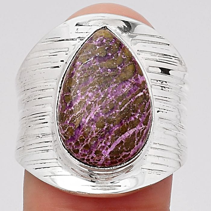 Natural Purpurite - South Africa Ring size-7 SDR114882 R-1378, 11x16 mm
