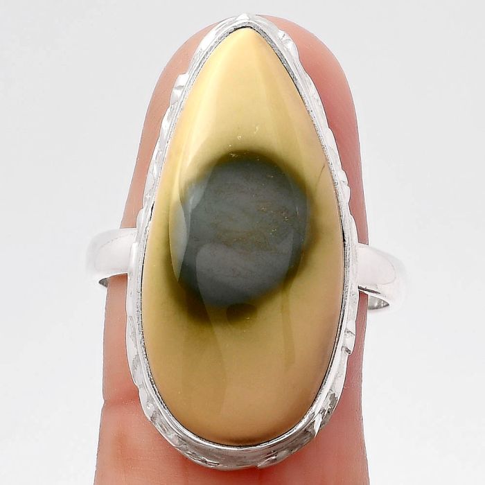 Natural Imperial Jasper - Mexico Ring size-9 SDR118013 R-1171, 13x27 mm