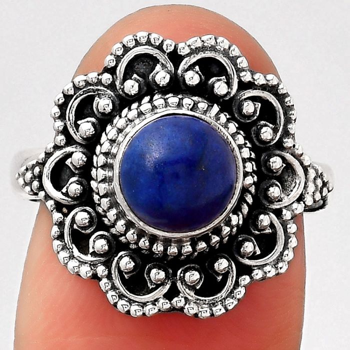 Natural Lapis - Afghanistan Ring size-7 SDR121025 R-1337, 7x7 mm