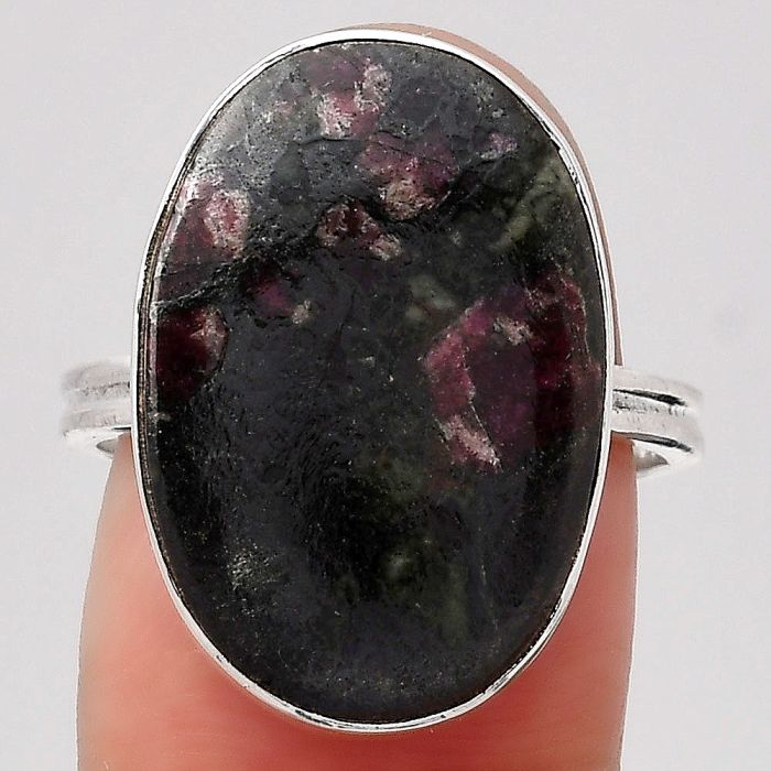 Natural Russian Eudialyte Ring size-8 SDR121785 R-1056, 14x21 mm