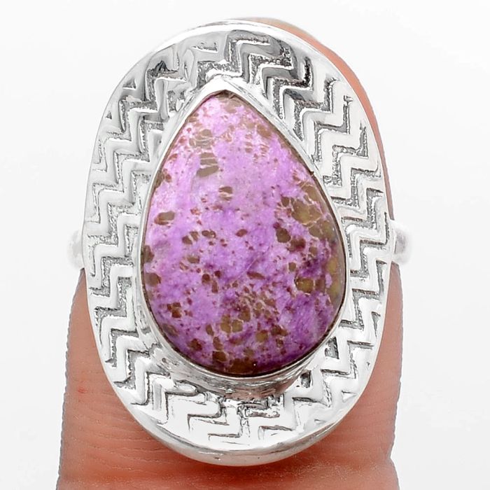 Natural Purpurite - South Africa Ring size-7.5 SDR125211 R-1376, 11x16 mm