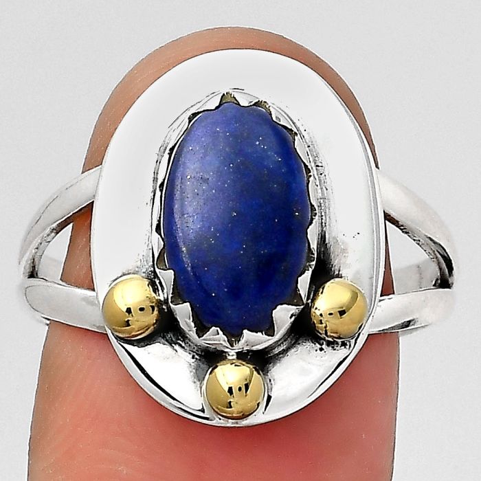 Natural Lapis - Afghanistan Ring size-9 SDR133992 R-1503, 7x11 mm