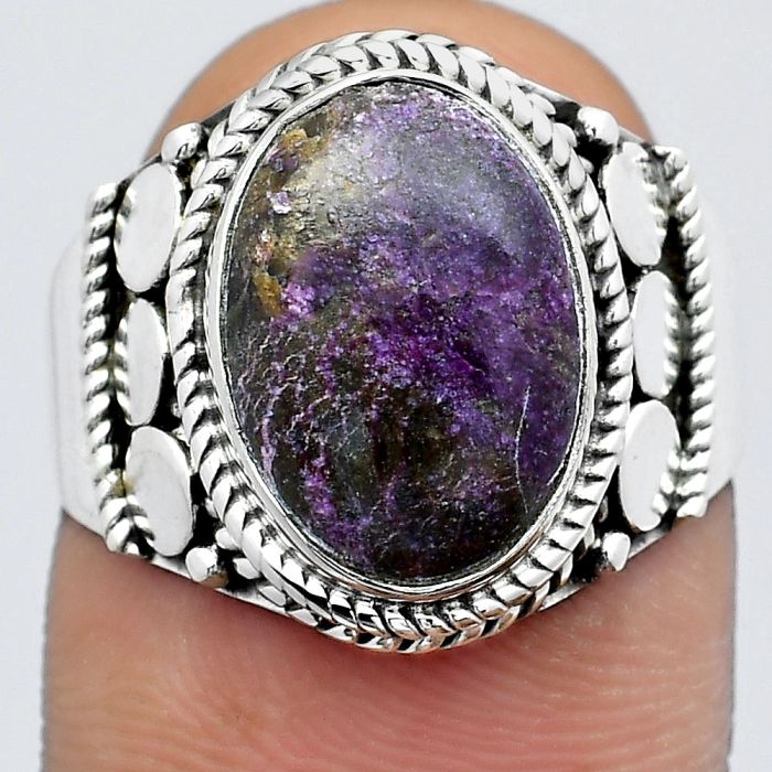 Natural Purpurite - South Africa Ring size-8 SDR142641 R-1579, 9x13 mm