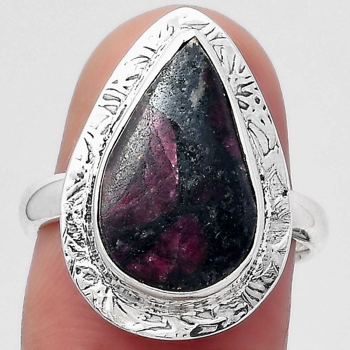 Natural Russian Eudialyte Ring size-7 SDR145796 R-1649, 10x17 mm