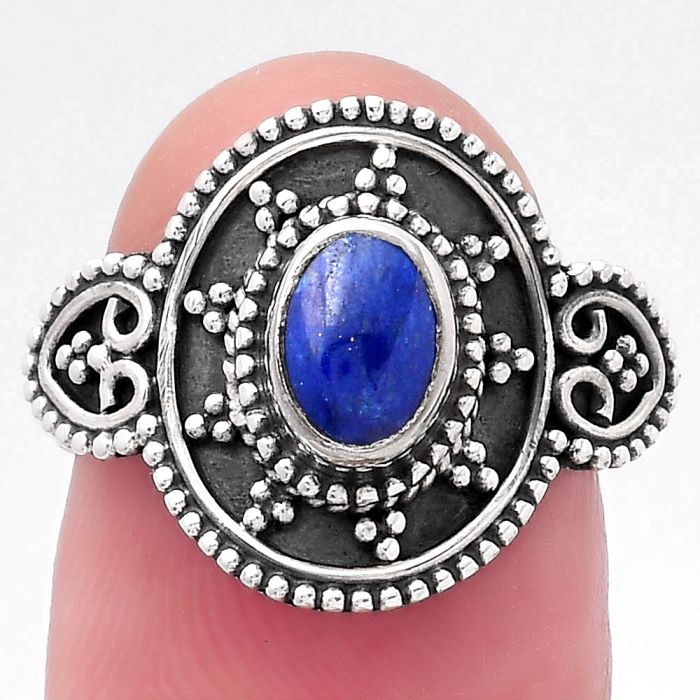 Natural Lapis - Afghanistan Ring size-7 SDR148690 R-1656, 5x7 mm