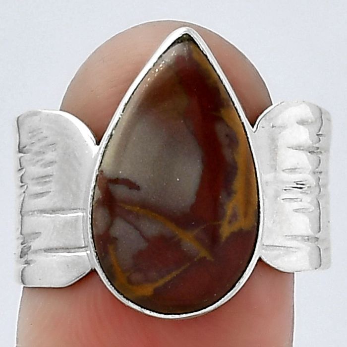 Natural Noreena Jasper Ring size-8.5 SDR154369 R-1450, 10x17 mm