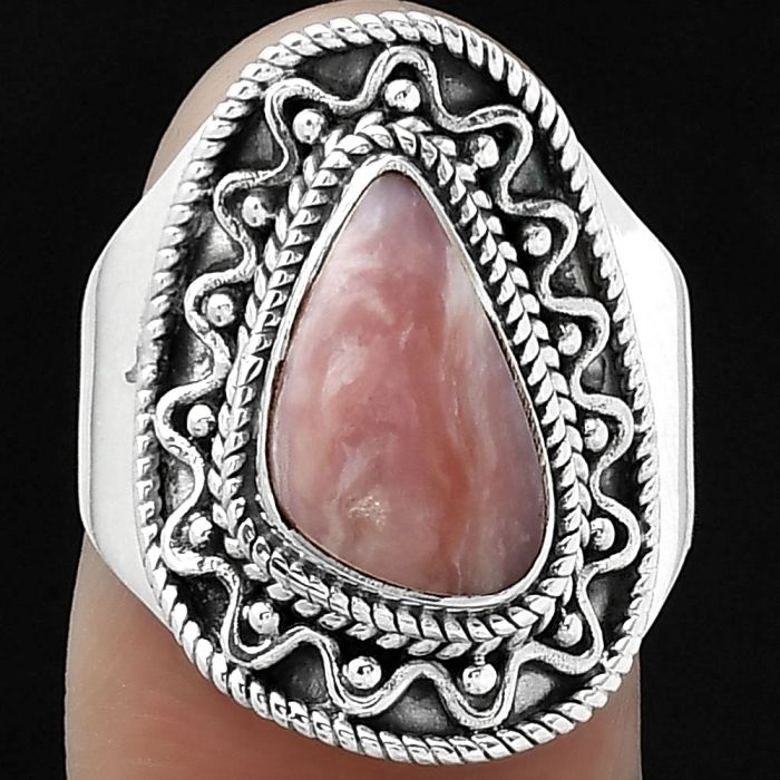 Natural Pink Opal - Australia Ring size-7 SDR154533 R-1501, 7x11 mm