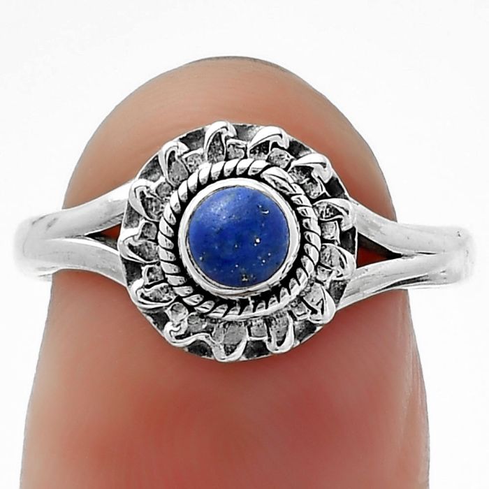 Natural Lapis - Afghanistan Ring size-7 SDR156923 R-1599, 4x4 mm