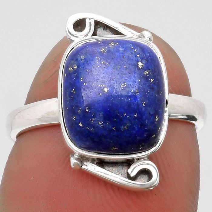 Natural Lapis - Afghanistan Ring size-7 SDR161079 R-1188, 10x11 mm