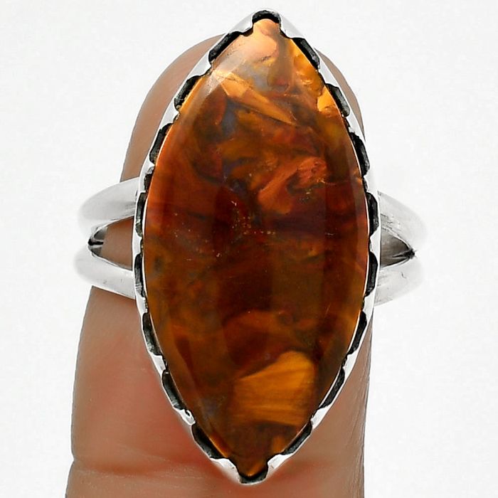 Natural Pietersite - Namibia Ring size-8 SDR165171 R-1210, 13x26 mm