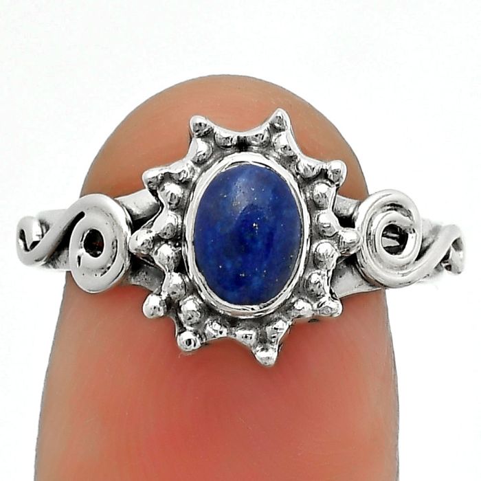 Natural Lapis - Afghanistan Ring size-8 SDR166398 R-1099, 5x7 mm