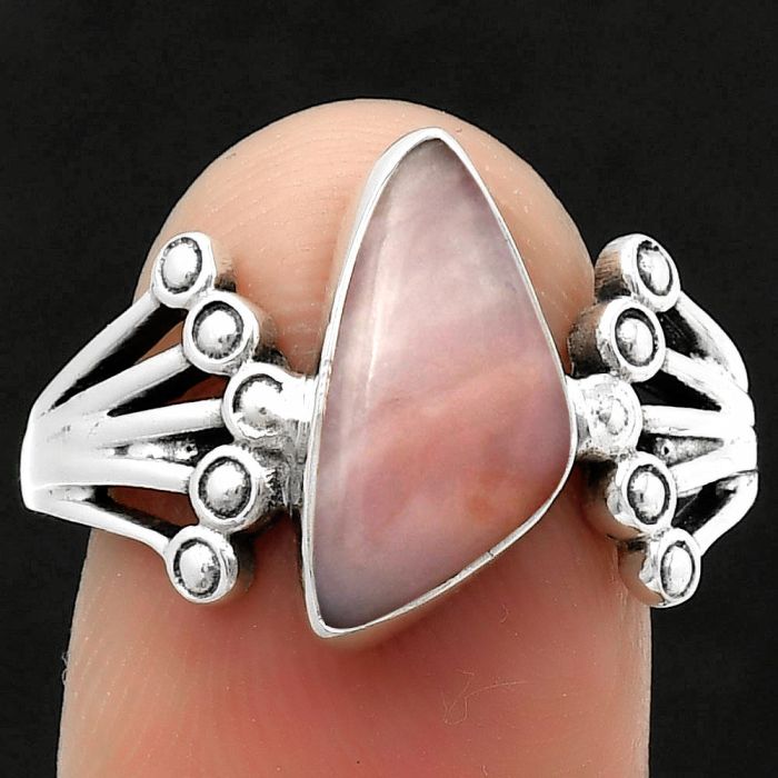 Natural Pink Opal - Australia Ring size-9 SDR167731 R-1249, 7x14 mm