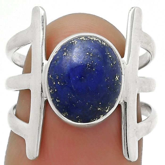 Natural Lapis - Afghanistan Ring size-7 SDR167901 R-1544, 9x11 mm