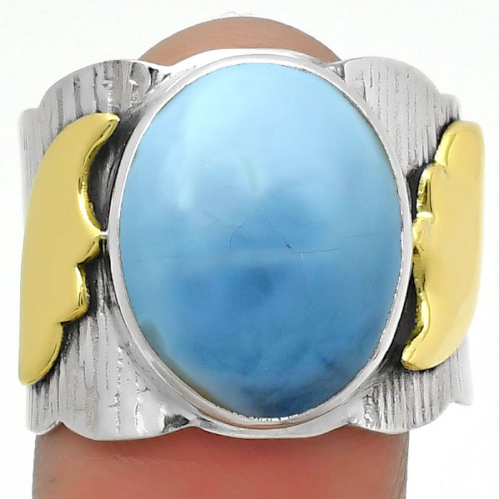 Two Tone - Natural Owyhee Opal Ring size-8.5 SDR168632 R-1542, 13x16 mm