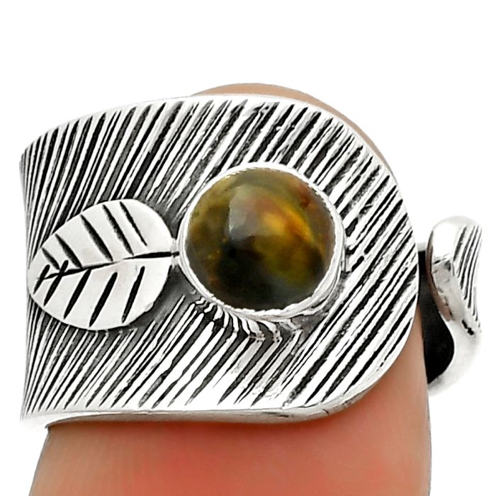Adjustable - Pietersite - Namibia Ring size-6 SDR170078 R-1319, 6x6 mm
