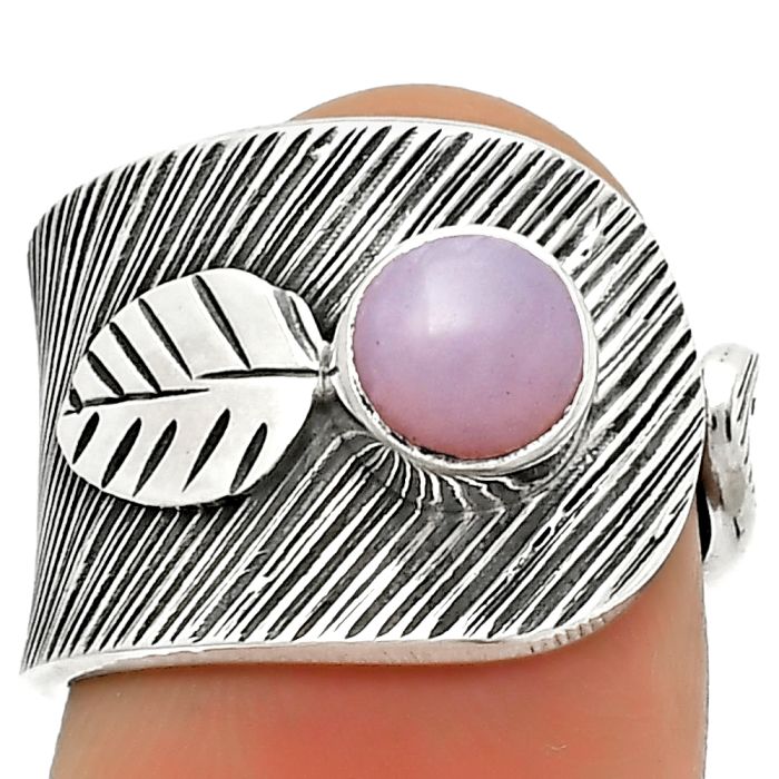 Adjustable - Pink Opal - Australia Ring size-6 SDR170080 R-1319, 6x6 mm
