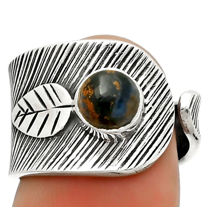 Adjustable - Pietersite - Namibia Ring size-7 SDR170084 R-1319, 6x6 mm