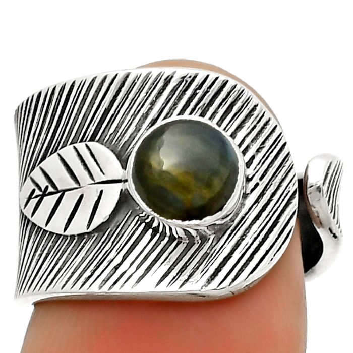 Adjustable - Pietersite - Namibia Ring size-6.5 SDR170097 R-1319, 6x6 mm
