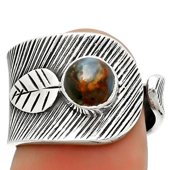 Adjustable - Pietersite - Namibia Ring size-6 SDR170106 R-1319, 6x6 mm
