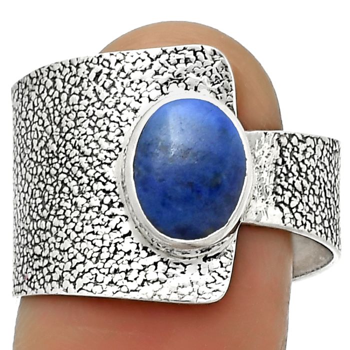 Natural Lapis - Afghanistan Ring size-9 SDR170395 R-1606, 7x9 mm