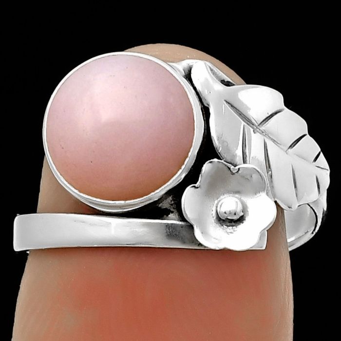Natural Pink Opal - Australia Ring size-7.5 SDR171022 R-1410, 9x9 mm
