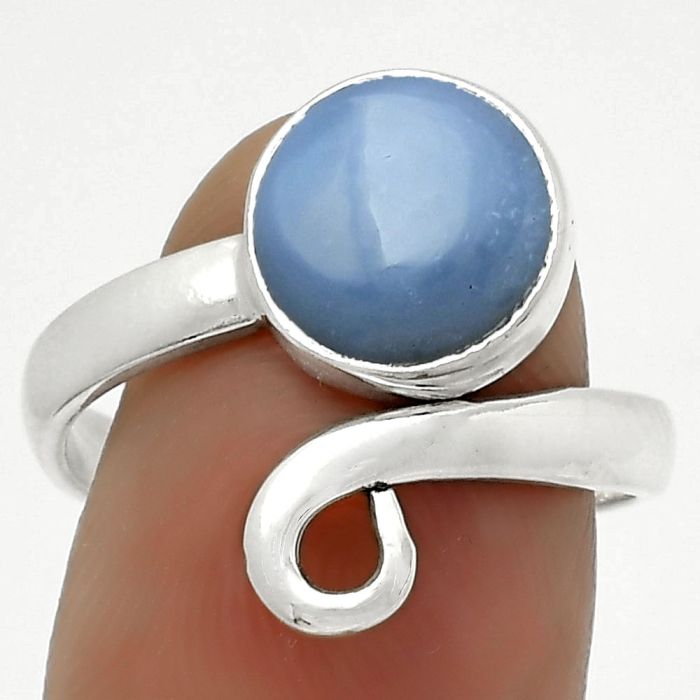 Natural Owyhee Opal Ring size-8.5 SDR171225 R-1558, 9x9 mm