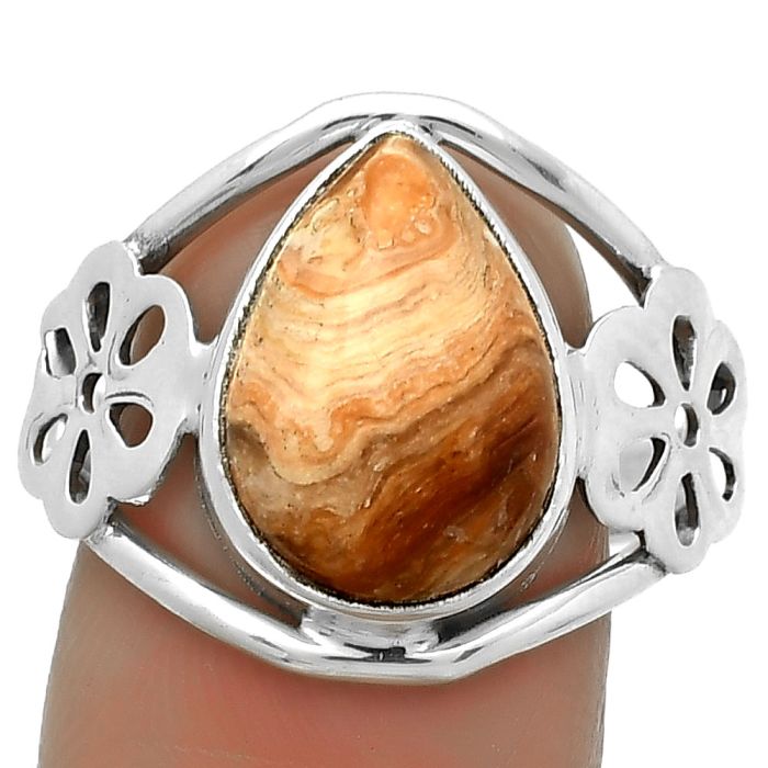 Natural Caramel Opal Ring size-8 SDR172129 R-1497, 10x14 mm