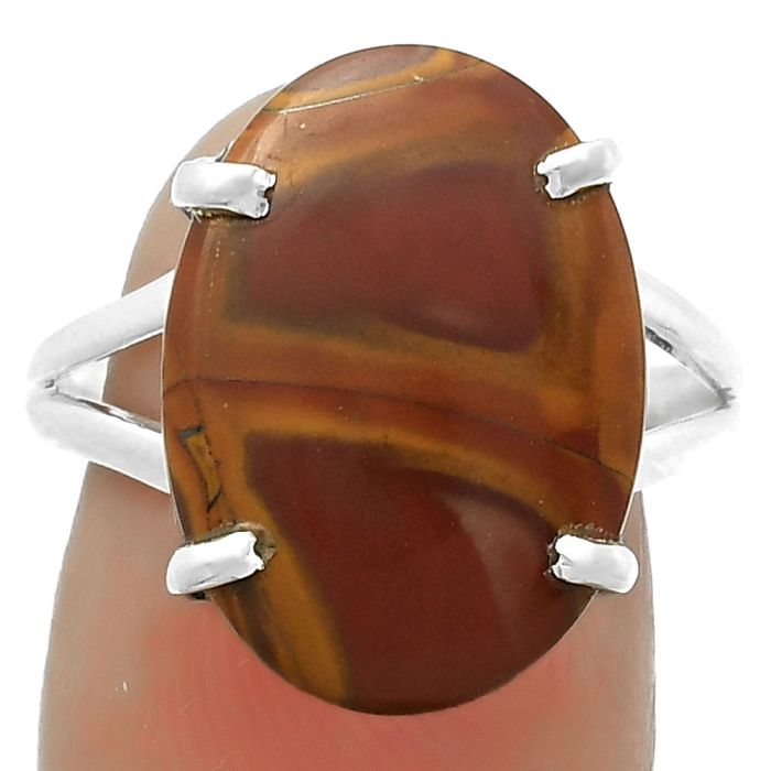 Natural Noreena Jasper Ring size-8.5 SDR172293 R-1089, 13x18 mm