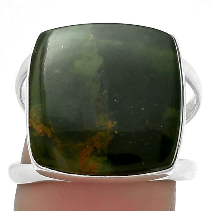 Natural Chrome Chalcedony Ring size-7 SDR174412 R-1002, 16x16 mm