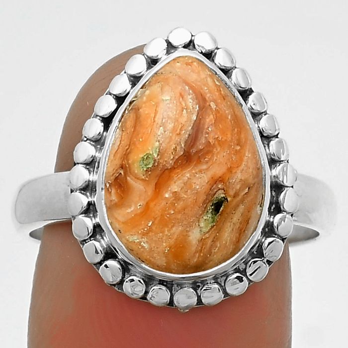 Natural Caramel Opal Ring size-9 SDR174550 R-1071, 10x14 mm