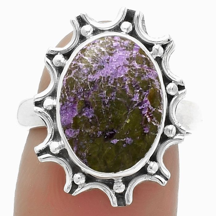 Natural Purpurite - South Africa Ring size-7.5 SDR174714 R-1189, 10x14 mm
