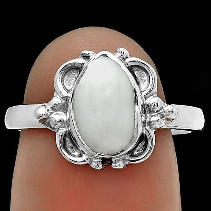 Natural Fresh Water Pearl Ring size-8 SDR177070 R-1103, 6x10 mm