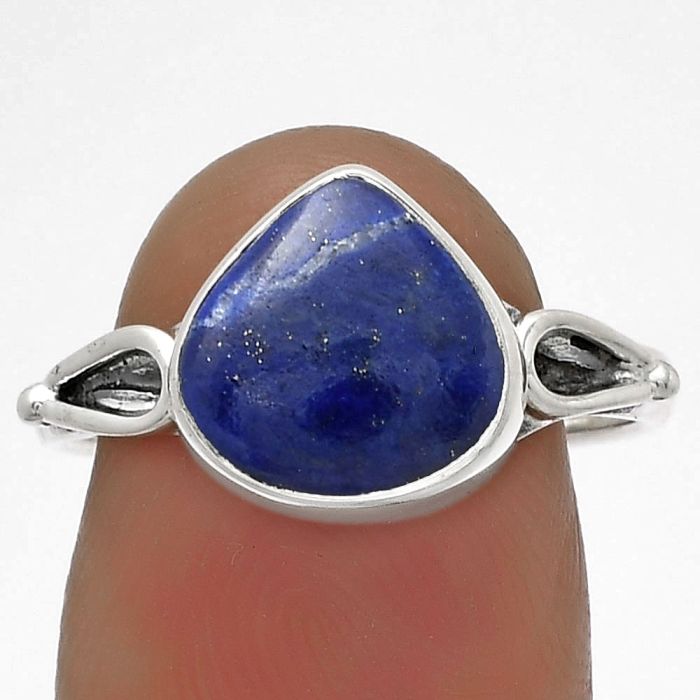 Natural Lapis - Afghanistan Ring size-8 SDR177875 R-1224, 10x10 mm