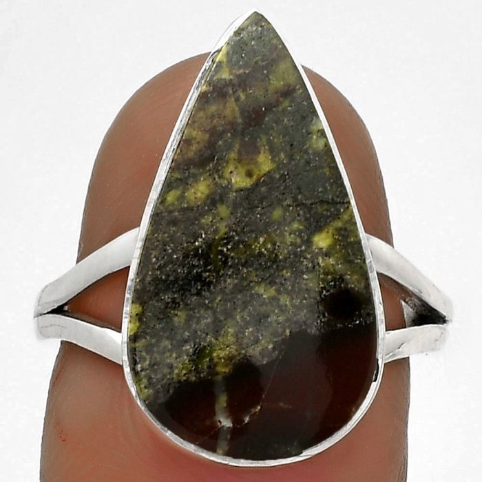 Dragon Blood Stone - South Africa Ring size-7 SDR178149 R-1002, 11x20 mm