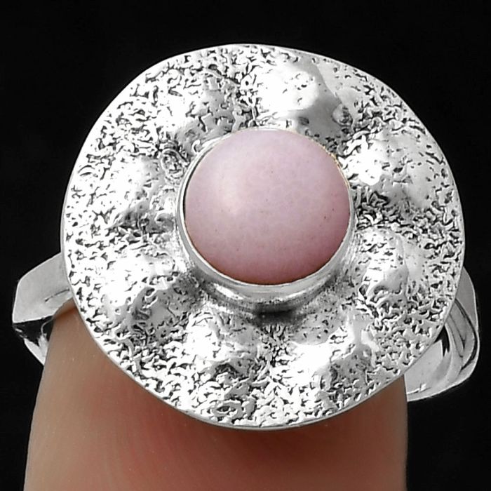 Natural Pink Opal - Australia Ring size-8 SDR179141 R-1531, 7x7 mm