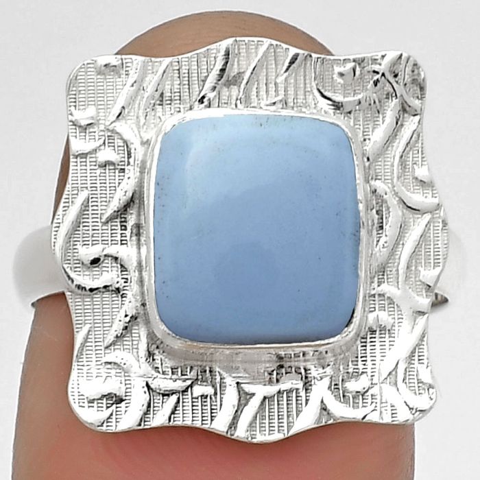 Natural Owyhee Opal Ring size-7.5 SDR179674 R-1090, 9x10 mm