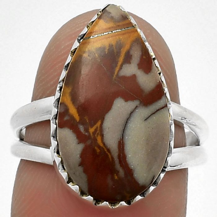 Natural Noreena Jasper Ring size-7 SDR183612 R-1210, 11x19 mm