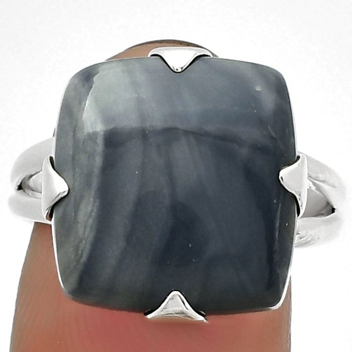 Natural Picasso Jasper Ring size-8 SDR184492 R-1305, 15x15 mm