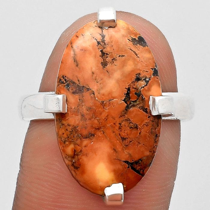 Natural Maligano Jasper - Indonesia Ring size-8.5 SDR187021 R-1089, 13x21 mm